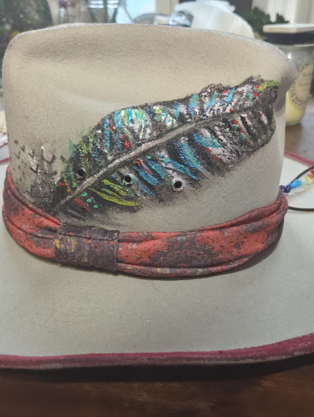 Vintage BRONER CATTLEMAN With Handpainted Detail